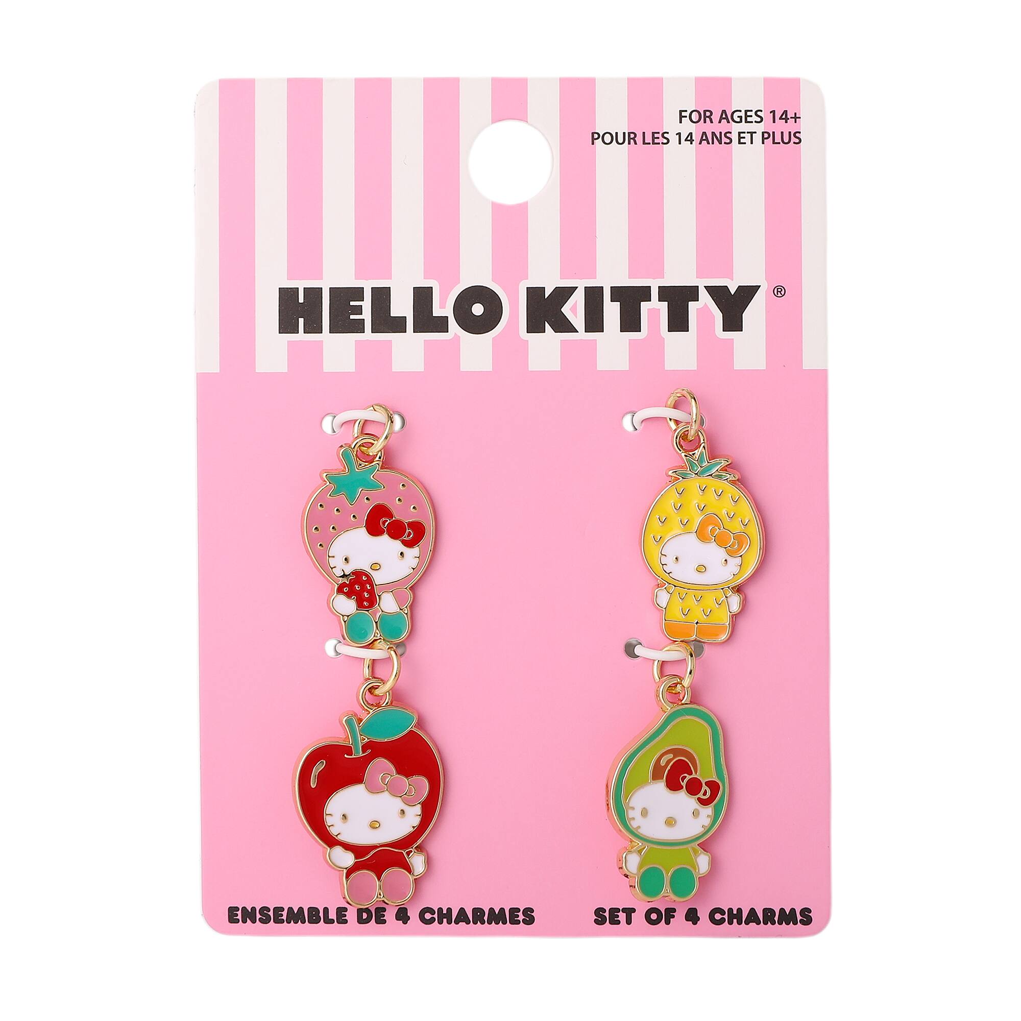Hello Kitty® Fruit 4-Piece Charm Set